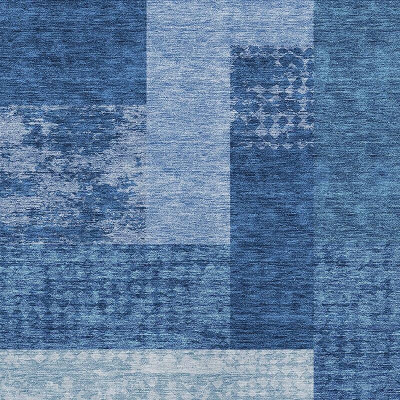 HomeRoots Geometric Transitional Rectangle Outdoor Rug