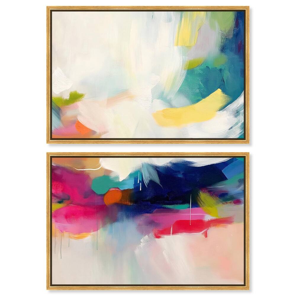 Riot of Color III Canvas Set of 2 by Art Remedy