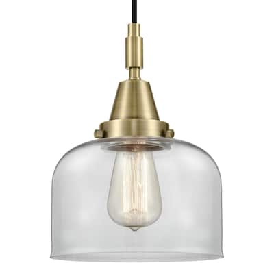 Innovations Lighting 447-1P-G72 Bell 8" Wide Mini Pendant with Clear