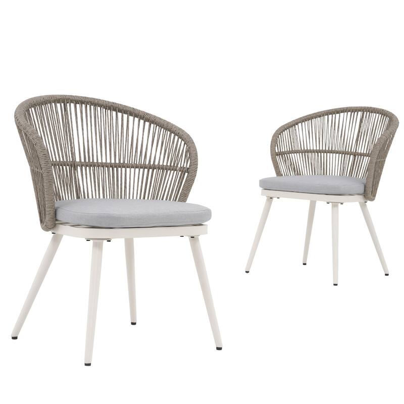 Outdoor 2-piece Dining Chair with Cushion
