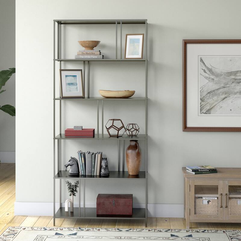 Cortland 34'' Wide Rectangular Bookcase