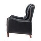 preview thumbnail 164 of 166, Brigida Multifunctional Modern Genuine Leather Nailhead Trim Recliner with Adjustable Footrest Set of 2 by HULALA HOME