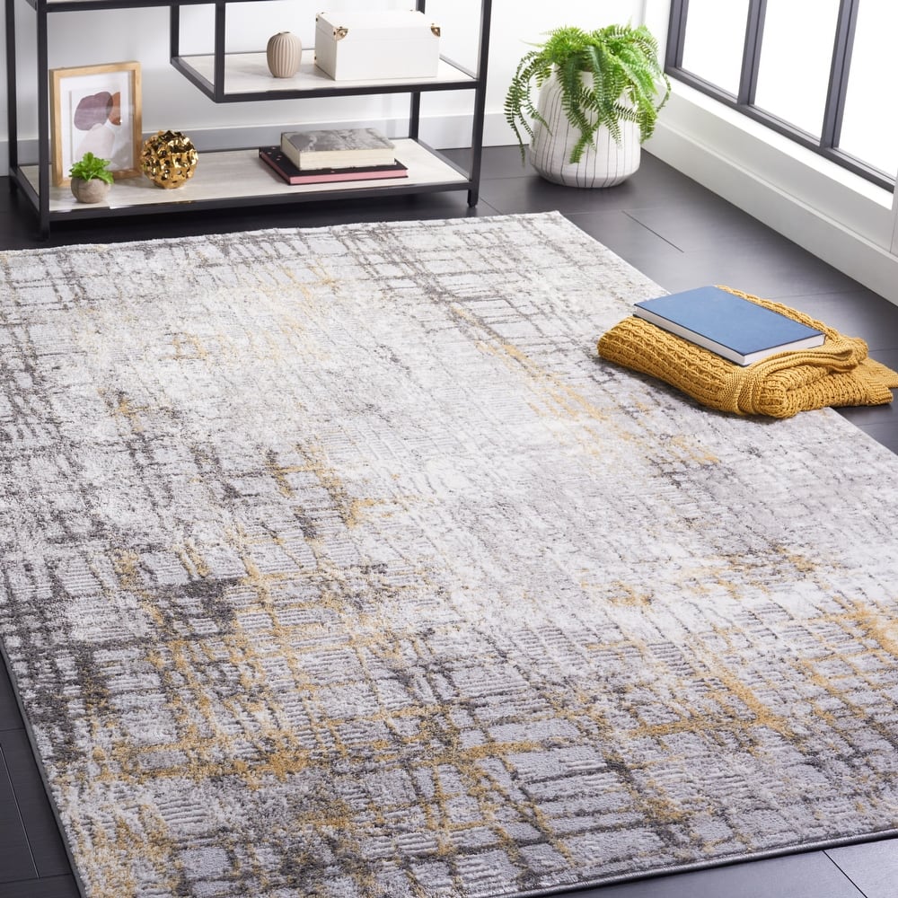 SAFAVIEH Meadow Timmy Modern Abstract Rug