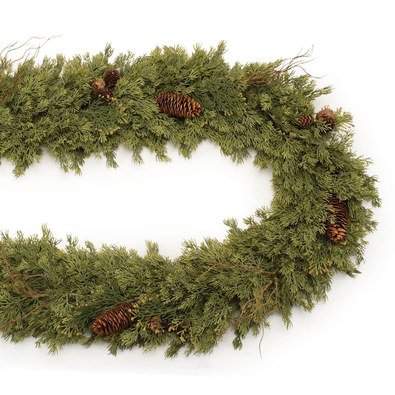 Pine and Pinecone Garland 5.5'L