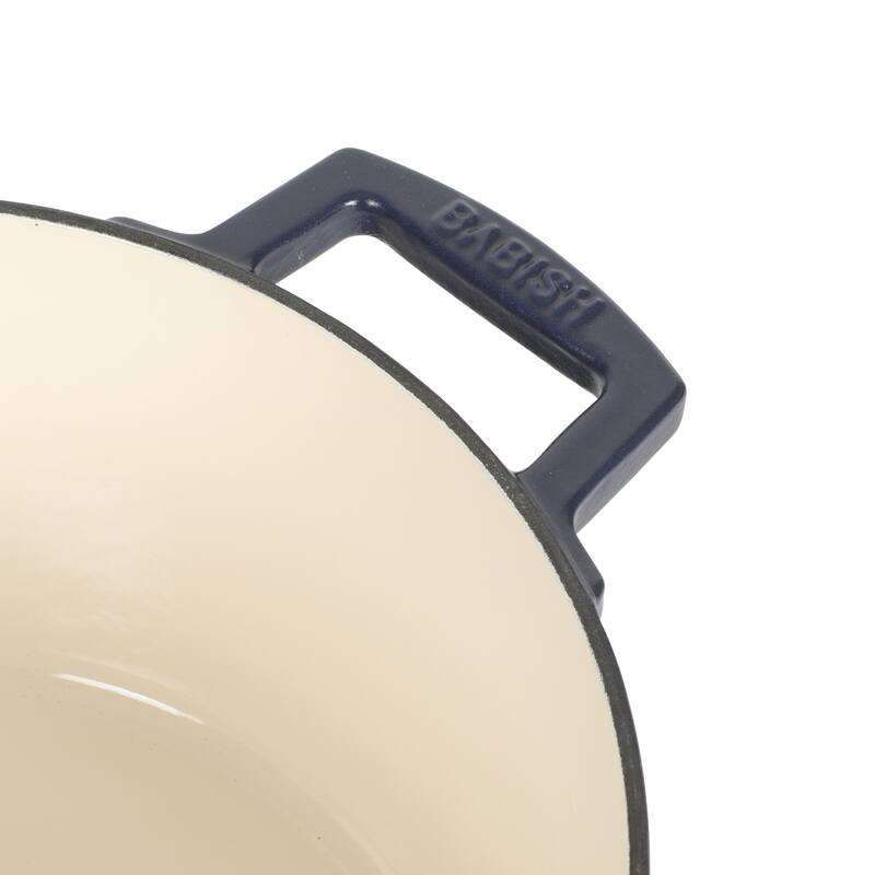 Babish 6 Qt Round Matte Enamel Cast Iron Dutch Oven