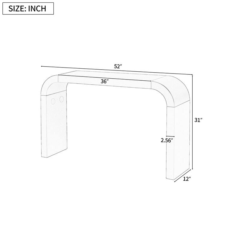 Modern Elegant Minimalist Console Table Entryway Table