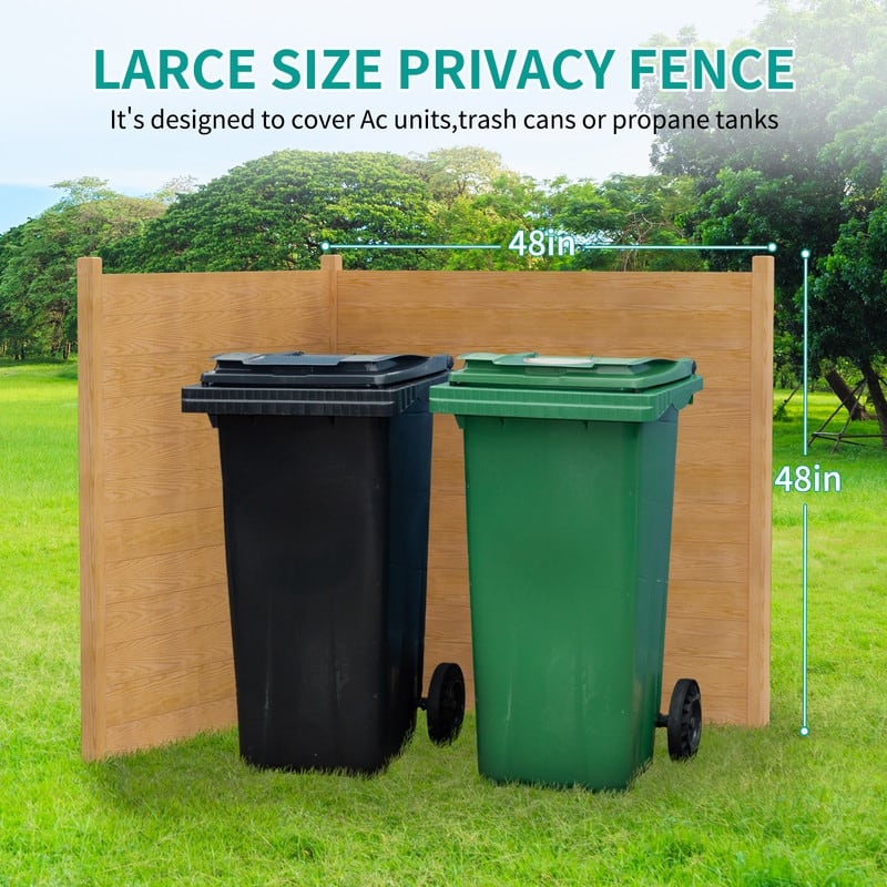 Privacy Screen 48 in.W x 48 in.H Outdoor Privacy Fence, Pool Enclosure