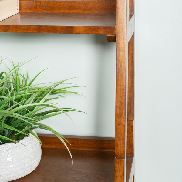 Meade Mid century Modern Ladder Bookcase On Sale Bed Bath