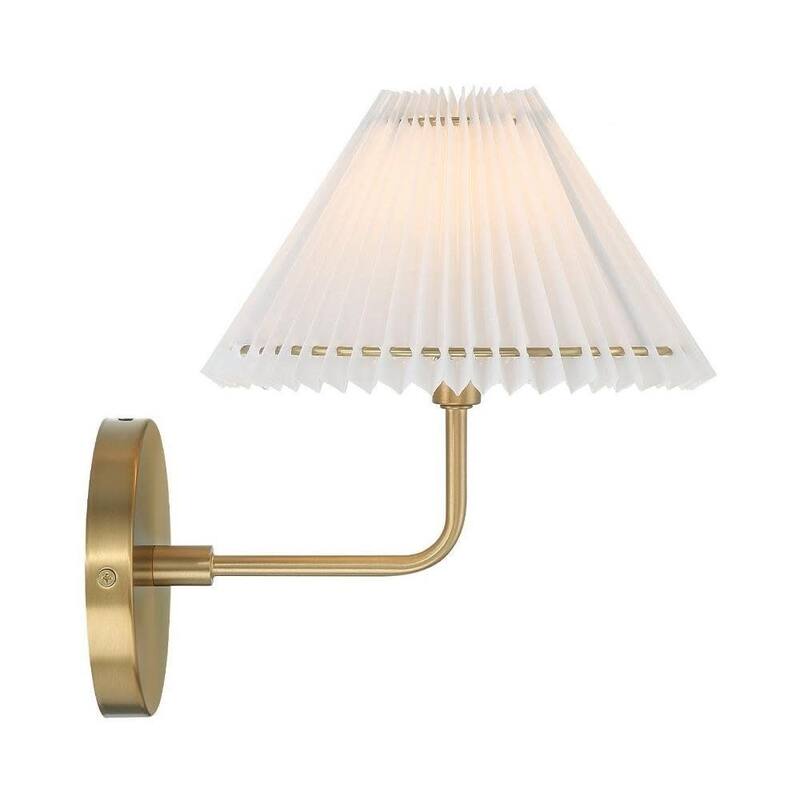 Bellevue SH90105 Pleated 11" Tall Wall Sconce