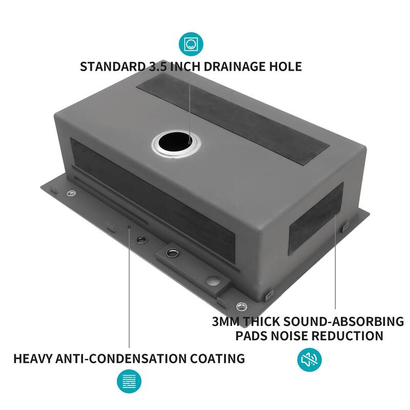 Undermount 16 Gauge Single Bowl Stainless Steel Kitchen Sink in Brushed Nickel