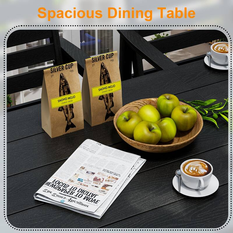 Outdoor Dining Table 2-in-1 Modular Table