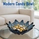 preview thumbnail 6 of 23, Aria Home Elegant Sculptural Glass Bowl Centerpiece Decorative Accent