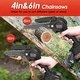 preview thumbnail 7 of 10, 2-In-1 Cordless Pole Saw Cordless with Pole for Tree Trimming - 9.06" x 4.33" x 51.6"