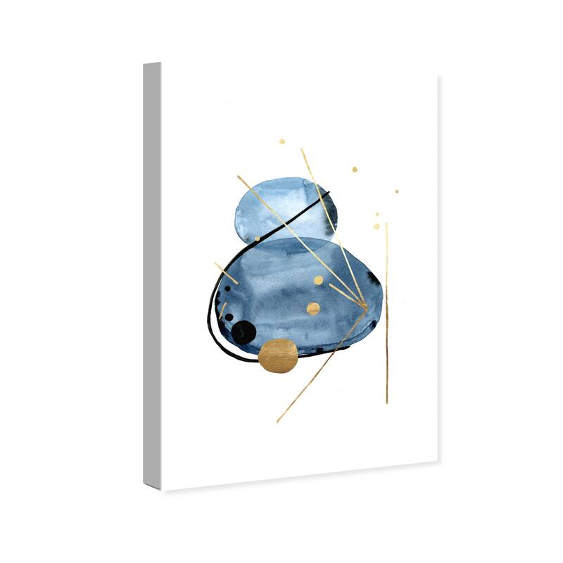 Wynwood Studio Canvas Abstract Cosmo Droid Blue and Modern & Contemporary Wall Art Canvas Print