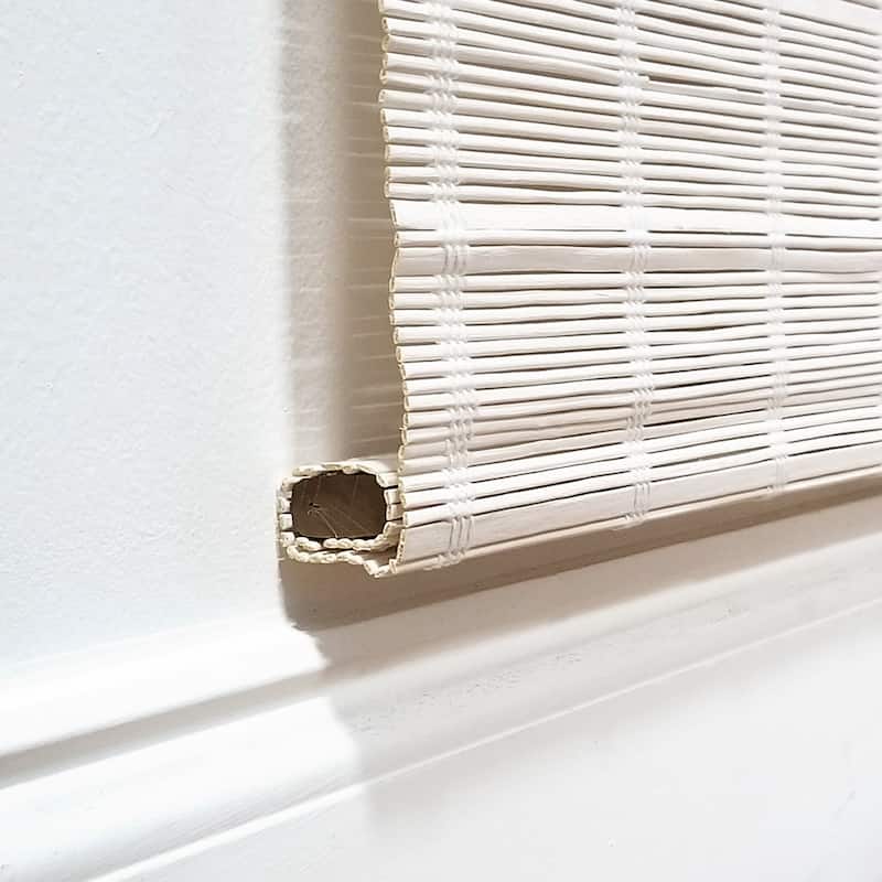 Radiance Cordless Driftwood Bayshore Bamboo Roman Shade