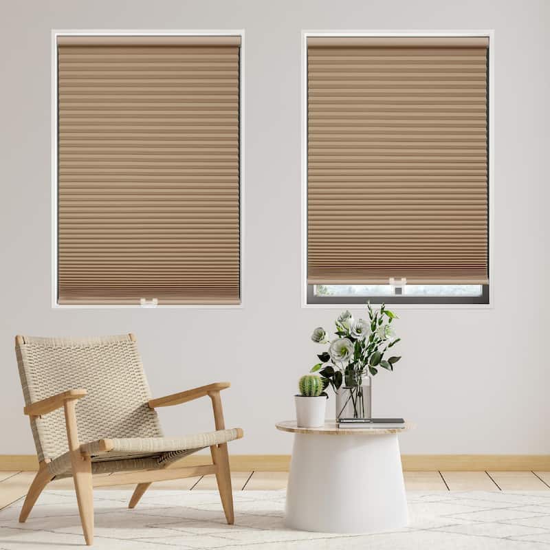 64-inch Latte Cordless Blackout Cellular Shade