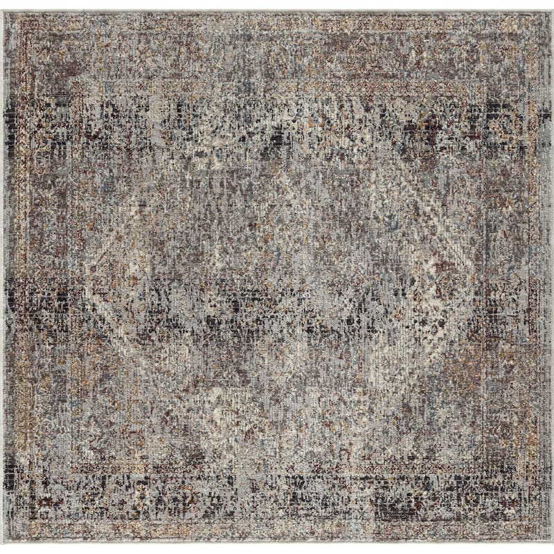 Granite / Earth Area Rug - Square 4' x 4' - Granite / Earth