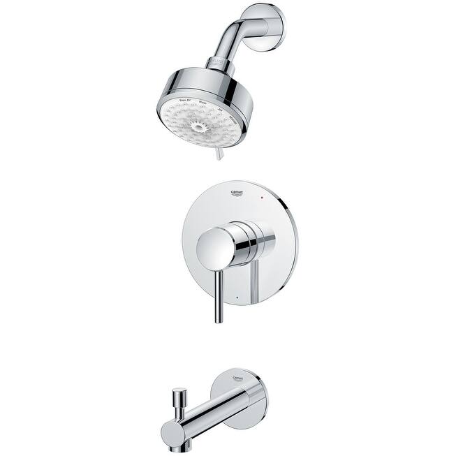 Grohe 10 249 8 Concetto Tub and Shower Trim Package with 1.75 GPM