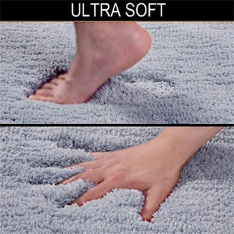 Soft Memory Foam Absorbent Contour Toilet Mat - On Sale - Bed Bath & Beyond  - 39155286