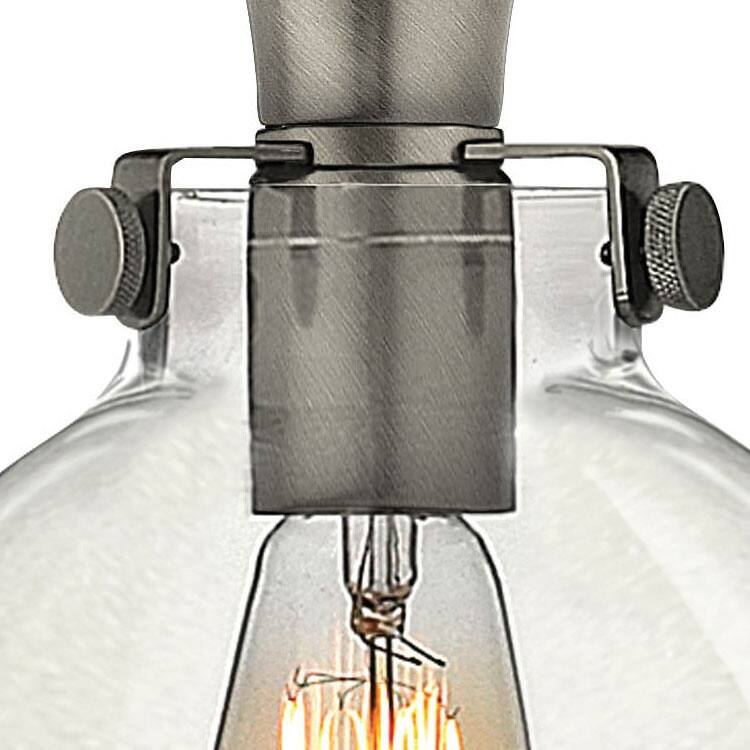 Hinkley Lighting 1 Light Indoor Semi-Flush Ceiling Fixture with Clear