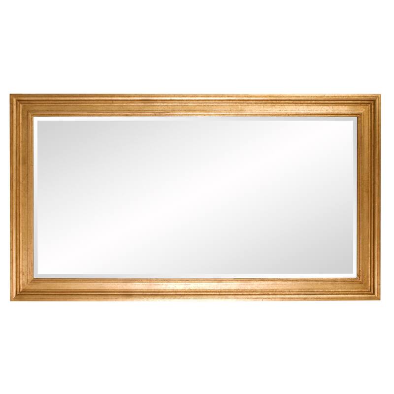 Allan Andrews Gold Wood Framed Full Length Chandler Wall Mirror