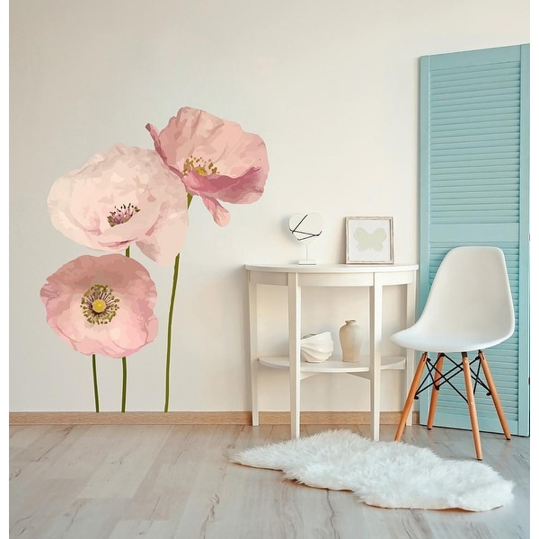 Poppy Anemone Flowers Wall Sticker