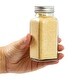 14 Pack 6oz Large Square Glass Spice Jars w/ 2 Types of Preprinted ...