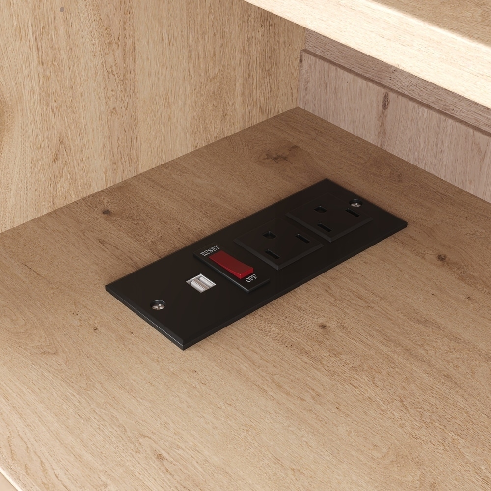 Freestanding Kitchen Pantry Storage Cabinet with Adjustable Shelves