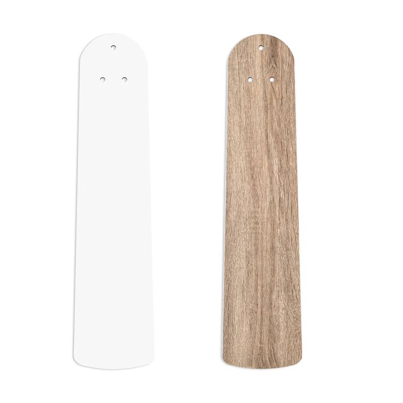 52-in Matte Black/Brushed Nickel/White 5-Blade Indoor Reversible Ceiling Fan with LED Light and Remote Control - 52 inch