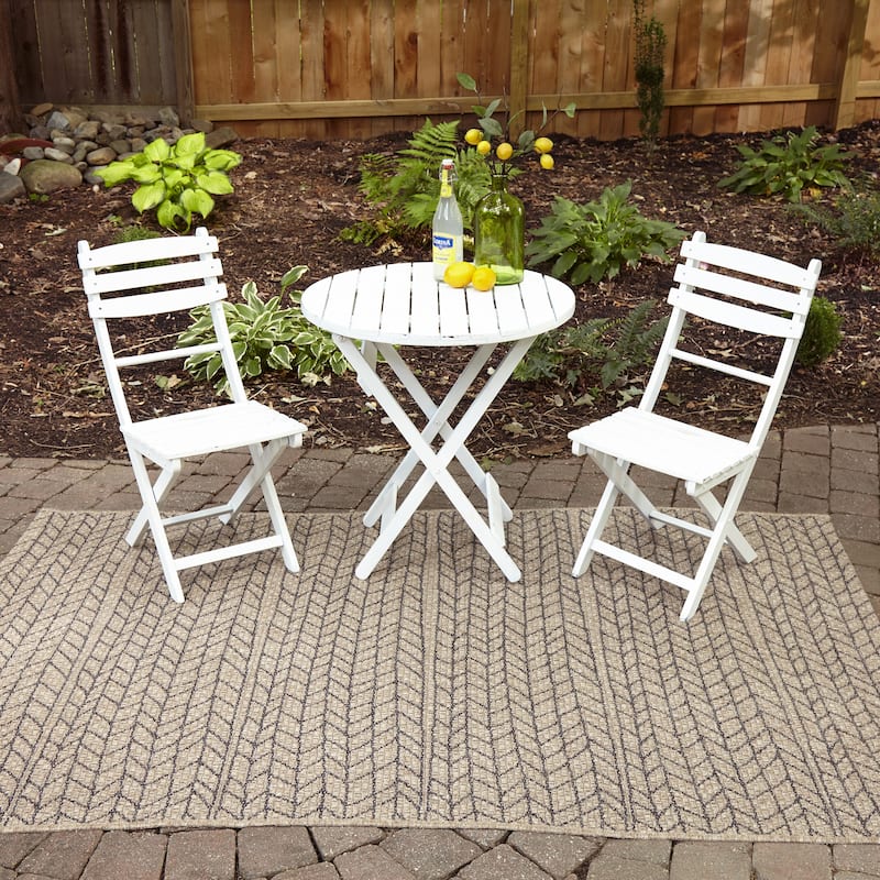 Momeni Como Contemporary Striped Indoor Outdoor Rug