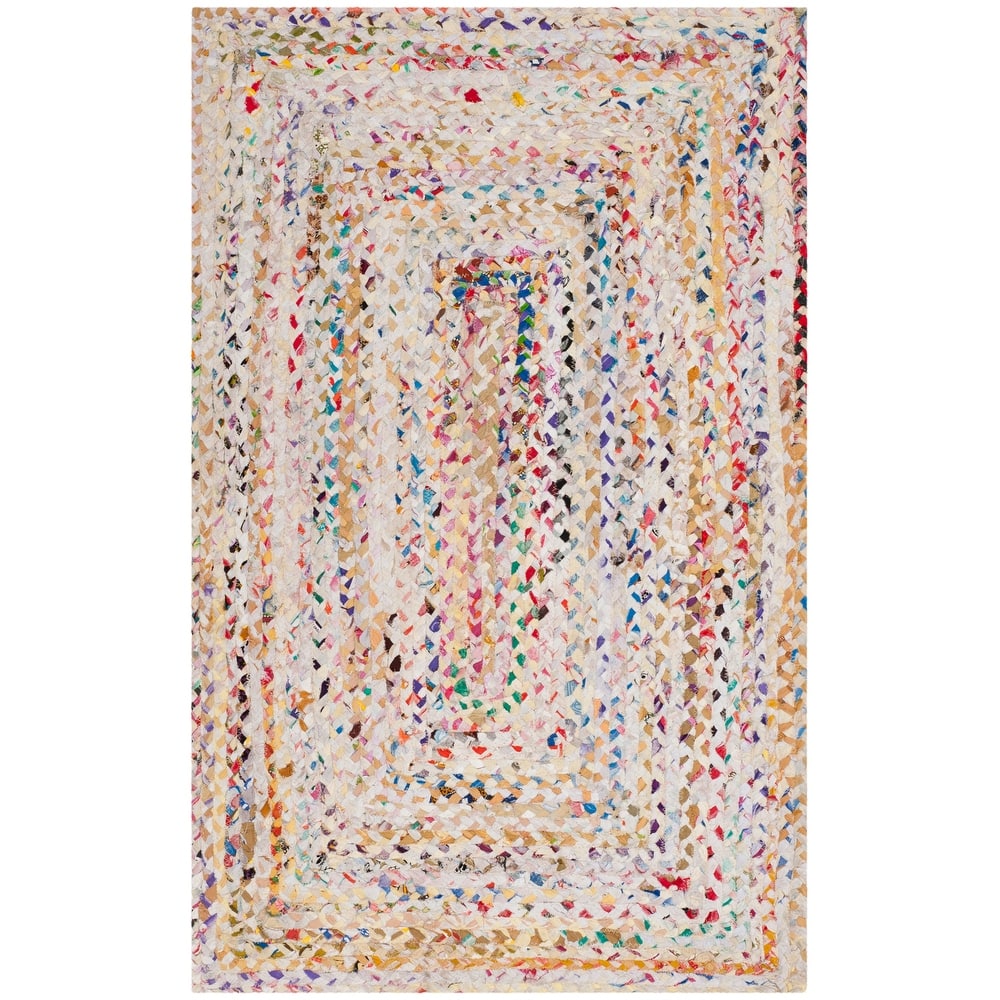 SAFAVIEH Georgine Handmade Nanny Braided Bohemian Cotton Rug