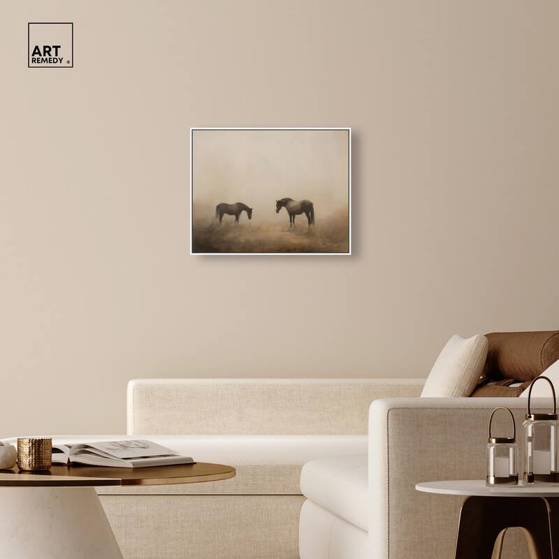 Equine Duo II Canvas by Art Remedy