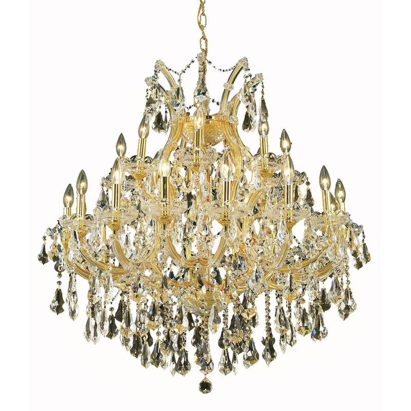 Fleur Illumination 24 light Gold Chandelier