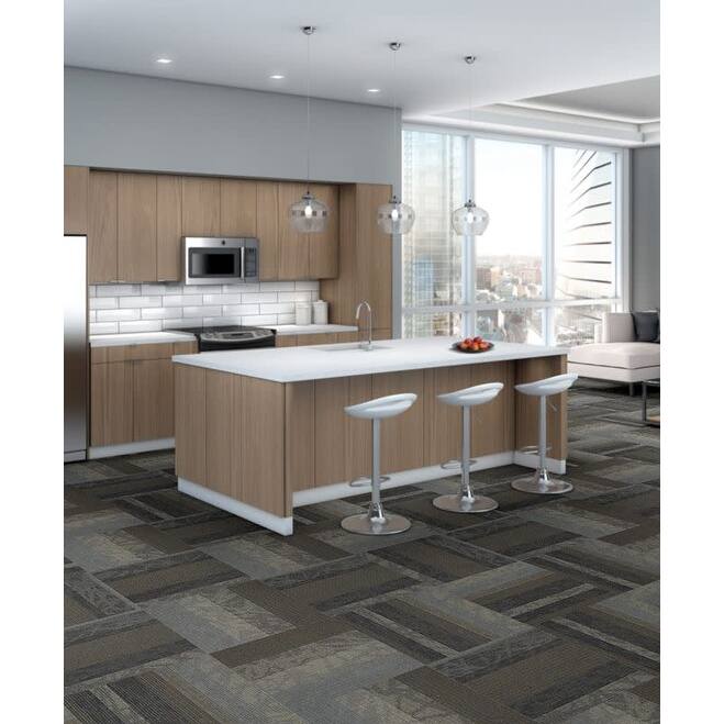 Shaw Philadelphia Commercial Static 24" x 24" Glue Down Carpet Tile -