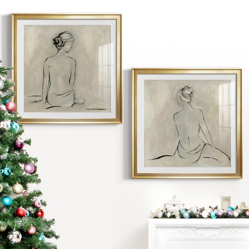 Bather I Premium Framed Print - Ready to Hang