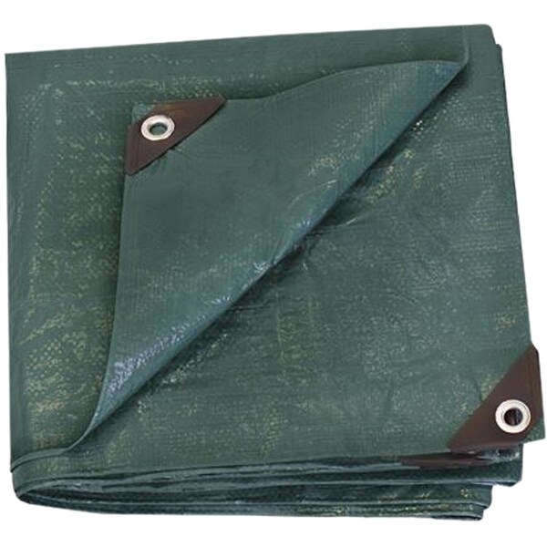 Stansport Reinforced Multi-Purpose Rip-Stop Tarp - 8' x 10' - Green - 8' x 10'
