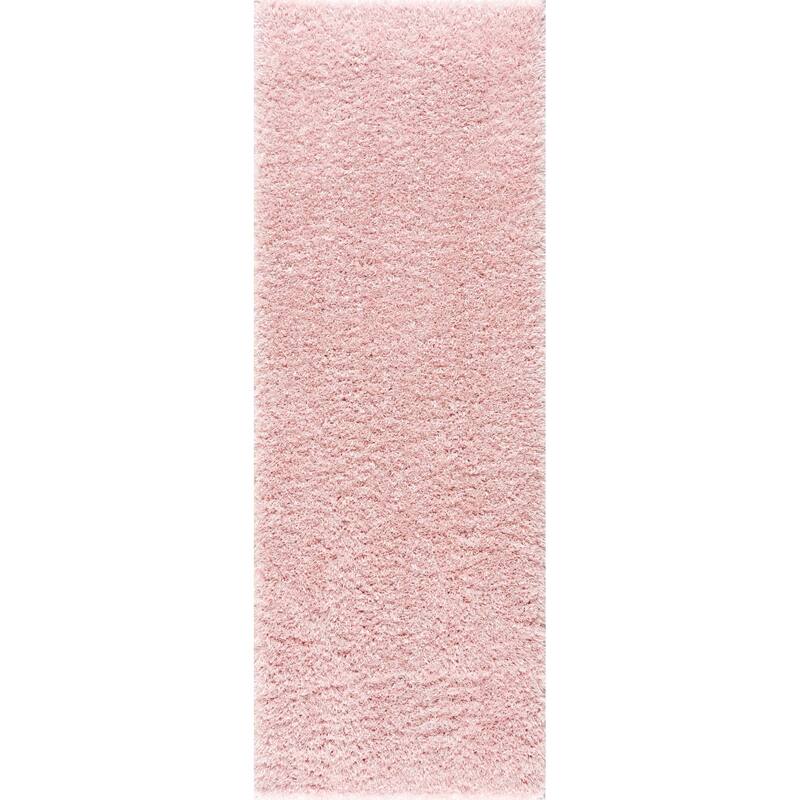 Faina Machine Washable Fluffy Carpet Solid Shag Plain Area Rug
