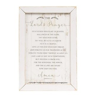 The Lord's Prayer Framed Print - 19.5” high by 13.5” wide by .75” deep ...