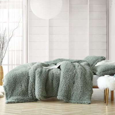 Fluffy Clouds - Coma Inducer Oversized Comforter Set - Iceberg Green