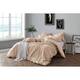 All Natural Luxurious Prewashed Cotton Chambray Duvet Cover Set - Almond - Queen/Full