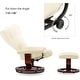preview thumbnail 33 of 35, MCombo Set of 2 Swivel Recliner Chair with Wood Base and Ottoman