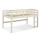 preview thumbnail 18 of 27, Walker Edison Solid Wood Twin Size Low Loft Bed with Ladder