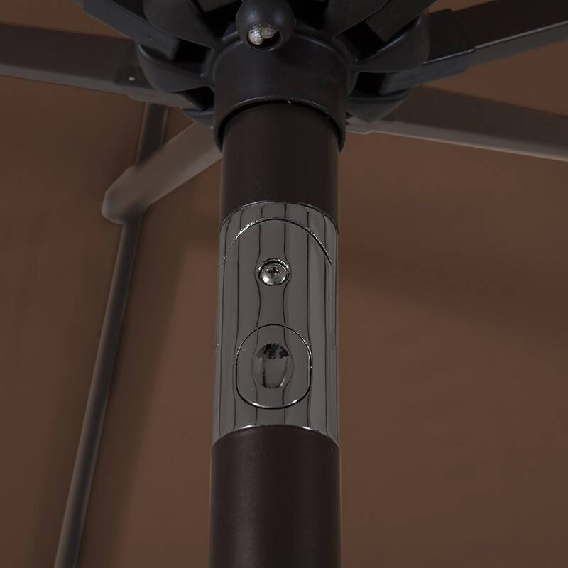 Holme 9-foot Steel Market Patio Umbrella with Tilt-and-Crank
