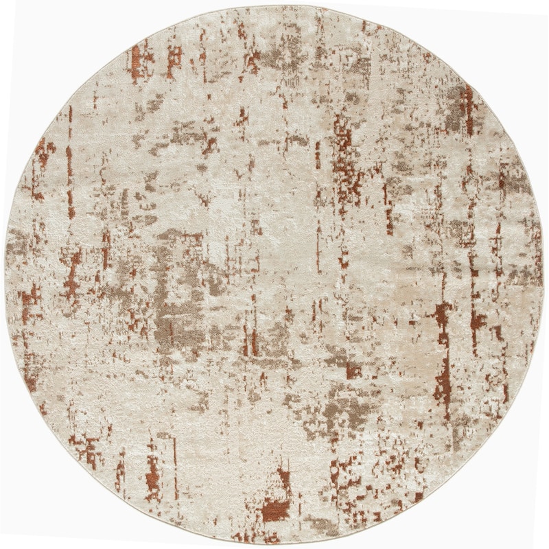 Nourison Concerto Modern Abstract Distressed Area Rug.