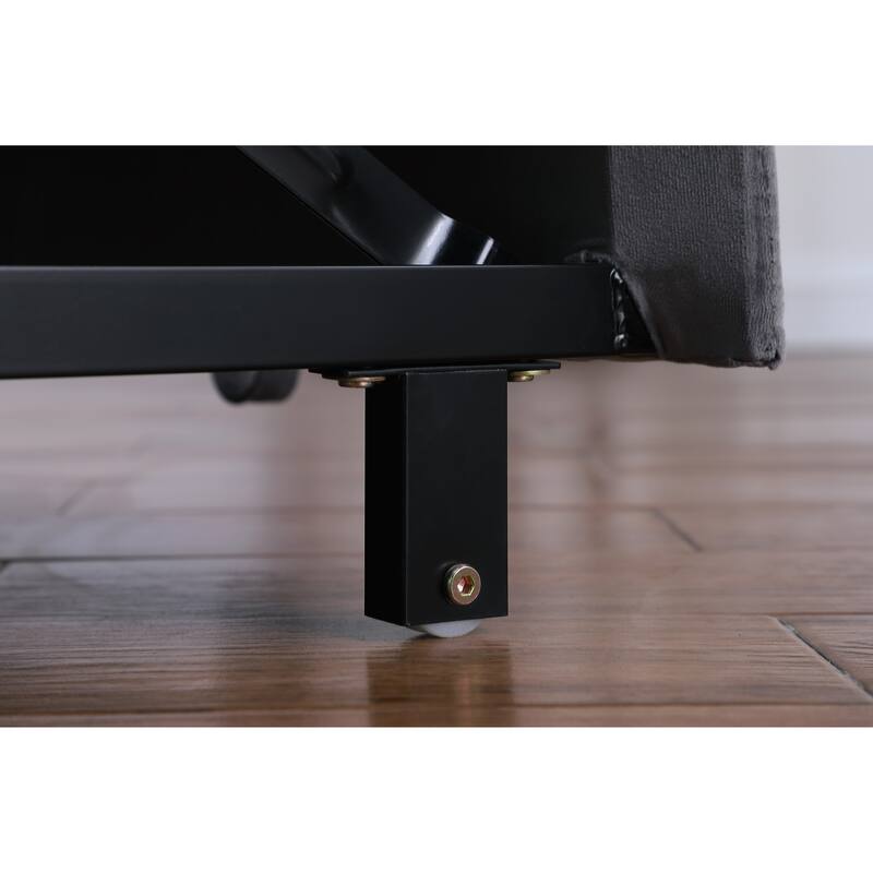 Convertible Sleeper Sofa Chair Bed, Adjustable Chair with Pillow, Multi-Functional Sleeper Chair