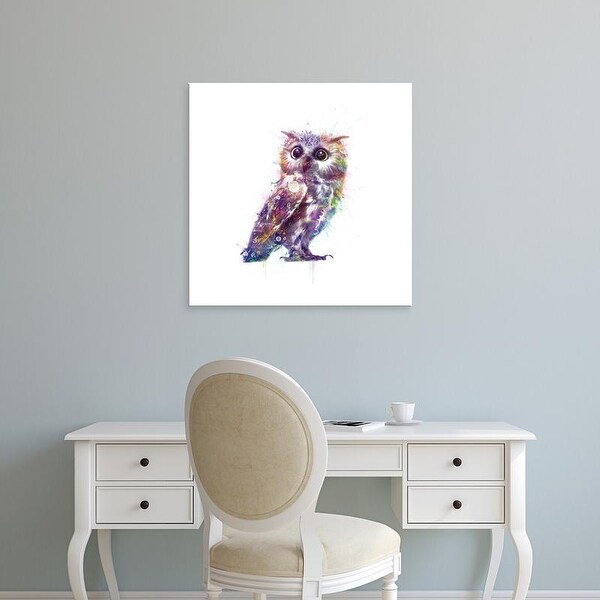 Easy Art Prints VeeBee's 'Owl' Premium Canvas Art
