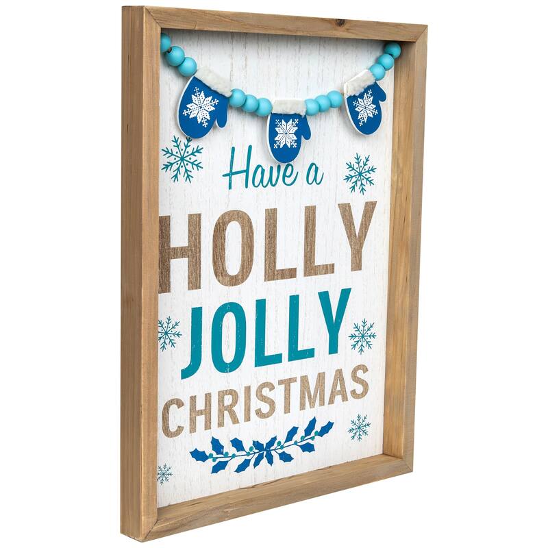 Have A Holly Jolly Christmas Framed Wall Art - 15.5" x 11.75"