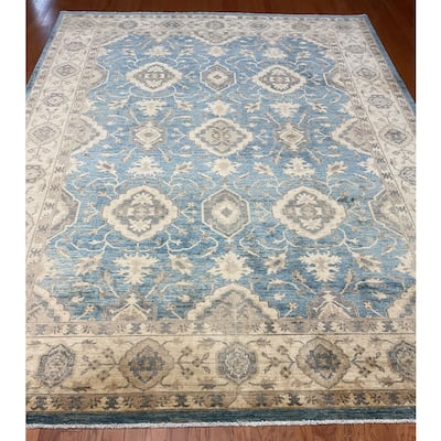HERAT ORIENTAL Handmade Afghan Oushak Wool Rug - 8'9" x 11'8"