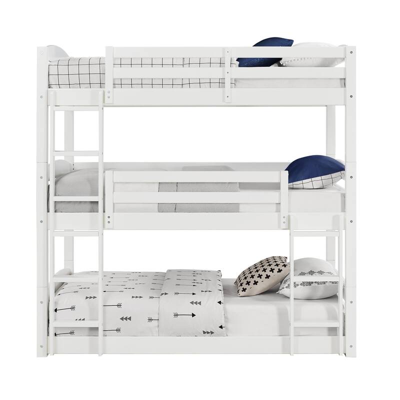 Avenue Greene Nola Solid Wood Triple Floor Bunk Bed