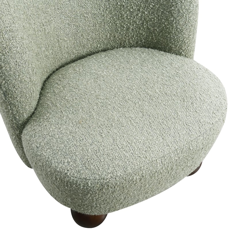 Furniture of America Velra Modern 28-inch Boucle Wing Accent Chair